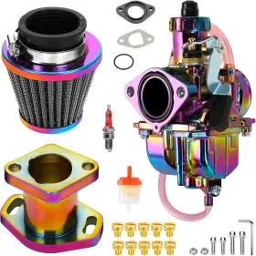 Fv-hyq023-212qc Fvrito Vm22 Carburetor Carb Jet Kit For Predator 212cc 196cc New-rainbow