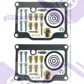 189-4751 G532carburetor 2pcs Fit For Polaris Indy Lite 340 1991-1998 Carb/carburetor Repair Kit-us Stock