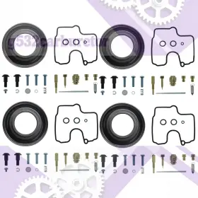 2-1500 G532carburetor 4x For Suzuki Gsxr600/750 Gsxr750w Gsx-r600/750w Carb Repair Kit With Diaphragm-us