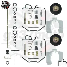2-us-l G537moto Ha020 2-fl 2-cv 2sets Carburetor Repair Kit For 80-82 Cx500c Cx500 Float Air Cut Off Valve -us