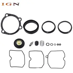 Genrics Ign1258438 Carburetor Rebuild Kit Fit For 88-2006 Sportster Dyna Softail Models