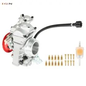 Ign788190 Genrics Fit For Fcr 39mm Kawasaki Klx40 Suzuki Drz 400s Racing Slant Body Carburetor