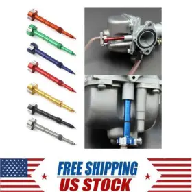 Goodnewstoreusa 550714135456 Fuel Mixture Screw Motor Atv Fcr Carb Easy Adjust Air Carburetor Fit Honda Red