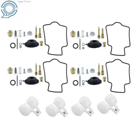 Hp71835 Happy19star For Kawasaki Zx6r Zx600 Zzr600 4x Carburetor Repair Kit Diaphragm Float