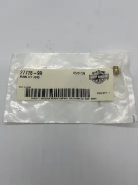 27778-99 Harley-davidson Carburetor Main Jet #240 - Part #