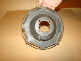 29020-52 Harley-davidson K -model Linkert 7 Inch J-slot Air Cleaner Backing Plate Oem 1952-55