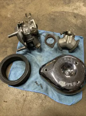Be24578 Harley-davidson Shovelhead Evo S&s Shorty Super E Carburetor And Air Cleaner