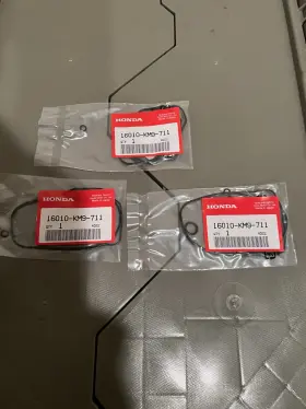 16010-km9-711 Honda Ns400r Ns400 3x Genuine Carburetor Gasket Kit Part