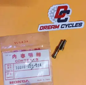 16016-028-014 Honda Nos Cd90 Cl90 Cs90 S90 Ss50 Screw Set A Carburetor Genuine
