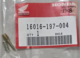 16016-197-004 Honda New Nq50d Spree Nn50md Tg50/m Gyro Carb Fuel Mixture Set Screw Spring Oem