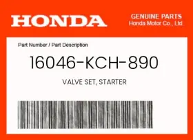 16046-kch-890 Honda Genuine Valve Set Starter -