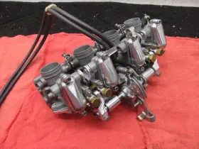 16100-377-004 Honda 73 74 Cb350f 75 76 77 Cb400f Completely Restored Carburetor Set