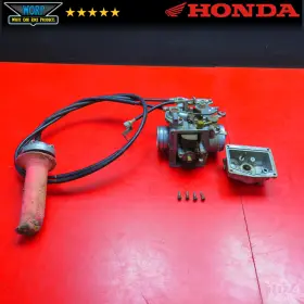 16100-385-004 Honda Genuine Oem 1976 Xl350 Keihin Carburetor Carb Throttle Cables Twist