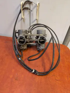 Honda 16100-413-004 1978 77-81 Hawk Ii Cb400t Oem Carburetors Carbs Intake Assy Needs Cleaning