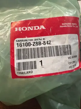 16100-z8b-842 Honda Carburetor Bb75j B