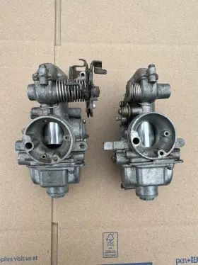 16101-kf0-771 Honda 1984 Xr350r Xr 350 R Keihin Carburetor Dual Carb Set Carburetors