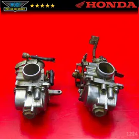 16102-kf0-771 Honda Genuine Oem 1984 Xr350r Keihin Carburetor Set Pair For Parts 16102-kf0