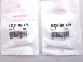 16131-mba-670 Honda Motorcycle Carburetor Needle Jet Set Of 2 Oem Vt750 Shadow