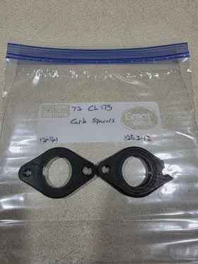 16211-304-000 Honda 1972 Cl 175 Cl175 Carburetor Carb Intake Spacer Insulator #825.2-12