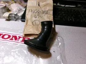 17253-382-670 Honda 1976 Xl125 Xl 125 Carburetor Air Box Rubber Boot Nos Oem