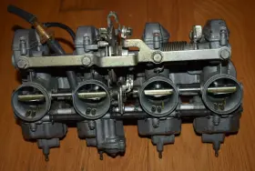 42bapf Honda 1977 1976 Cb 750 K Cb750k Mikuni Carburetors Carbs Intake Boots Clamp Nice