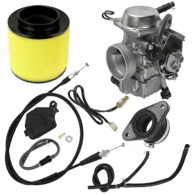 Honda Ca163a2005 Caltric Carburator Cable And Filter Kit For 16100-hn5-673 16210-hn5-671