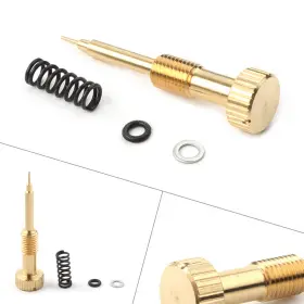 Hukyu 520008592074 Idle Mixture Screw Set For Harley 90-06 Keihin Cv Cvk 34-36 Carburetor