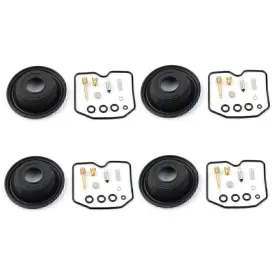 Hukyu 520009431150 4 Sets Carburetor Rebuild Kit&plunger Vacuum Diaphragm For Kawasaki Carb Repair