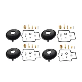 Hukyu 550742665048 4 Sets Carburetor Carb Repair Kit Diaphragm For Kawasaki Zx250 Zxr250r 1989-1991