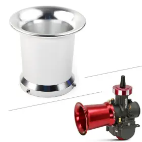 Hukyu 612035720565 55mm New Carburetor Air Filter Cnc Velocity Stacks Wind Horn Cup Fit Pwk 32/34mm