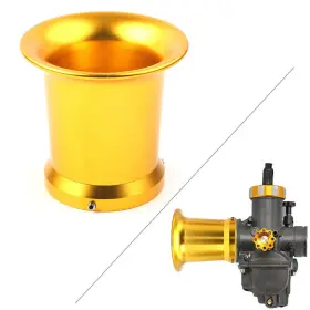 Hukyu 612046586884 Gold Motorcycle 50mm Air Filter Cup For Pwk 21/24/26/28/30mm Pe 28/32 Carburetor
