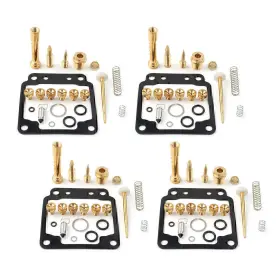 Hukyu 612047223740 4x Carburetor Rebuild Kits For Yamaha Xj650 1980-1984 Carb Repair Jet Seal