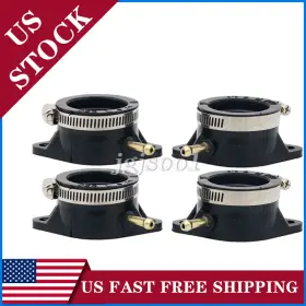 16065023 Jgjsoo1 678324565026 For 73-80 Kawasaki Carb Carburetor Intake Manifold Rubber Boots Kit Z1 Kz1000 Kz