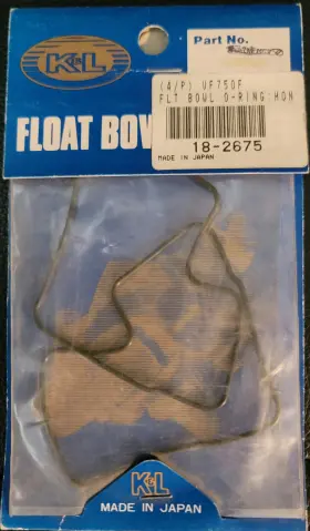 18-2675 K&l 2x Carburetor Float Bowl Gaskets - Honda Vt750dc Shadow Spirit 01-07