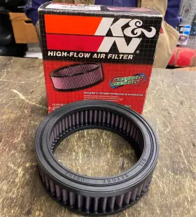 E2470 K&n Filters Air Cleaner Filter Panhead Knucklehead J Hook Round Linkert Harley