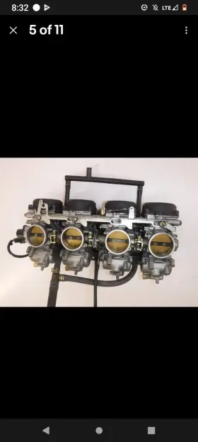 15003-1268 Kawasaki 96-03 Ninja Zx-7r 750 Carburators 4 Carbs Whole Complete Rack