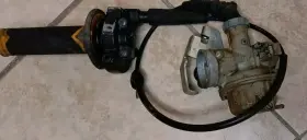 15003-1694 Kawasaki 2007 Klx110 Carburetor / Carb Throttle Assembly Needs Cleaned