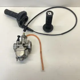 15004-0859 Kawasaki 2014-2021 Kx100 Oem Keihin Carburetor Throttle Assembly / Odi Grips