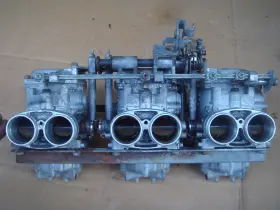 16001-1262 Kawasaki 79-82 Kz1300 Carburetor Set Rack 6-cylinder Oem Mikuni Carbs Free Ship