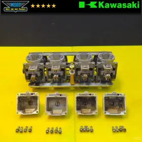 16001-1356 Kawasaki Genuine Oem Mikuni 81-83 Kz1000 Carburetor Carb Rack Set