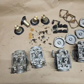 16001-1358 Kawasaki 81 Kz1000 Csr Carburetors Vintage Mikuni 38mm Complete Parts Broken