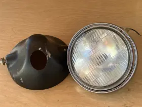 16001-243 Kawasaki 74-76 Kz400 Kz 400 Headlight Trim And Bucket