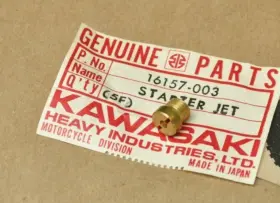 16157-003 Kawasaki Oem 1974-1977 Kz400 Carburetor Starter Jet 68