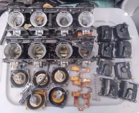 Kawasaki-32116161 Kawasaki Oem Kiehin 1984 1985 1986 Gpz900r Ninja Carburetors Parts Lot Coreread Description