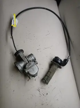 16100-kz4-000 Keihin 1989 Cr125r 125 Oem Carb With Handle. Missing Choke