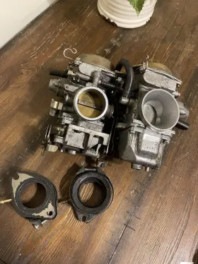 45600-5444-001 Keihin Carb 1995 Yamaha Viargo Xv 750 Set Of Mikuni Carburetor Stock Oem