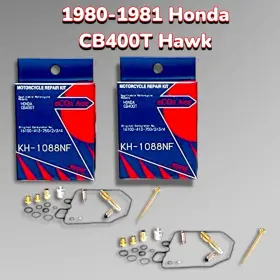Kh-1088nf Keyster X2 1980 / 1981 Honda Cb400t Hawk Carburetor Rebuild Kit