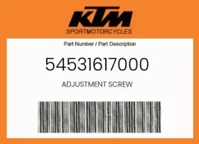 54531617000 Ktm Genuine Adjustment Screw -