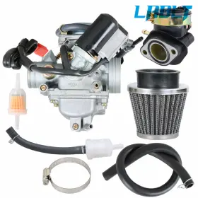 Om99414oc Lablt 24mm With Air Filter Intake Fuel Kit For Roketa Gokart 150cc Carburetor Gy6