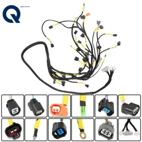 Qs374464qr Lablt Fit For Honda Crx Acura Rsx Integra K20 K24 K-series Tucked Engine Harness